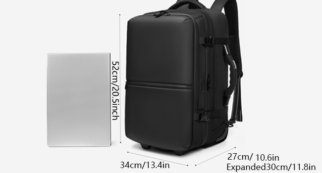 Holds laptops up to 19 inches
