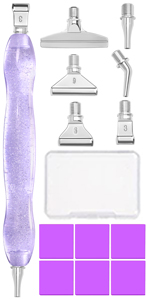 diamond painting art drill dot pen with metal stainless steel tips placers