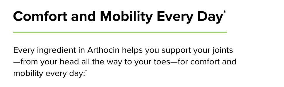 Comfort and mobility every day