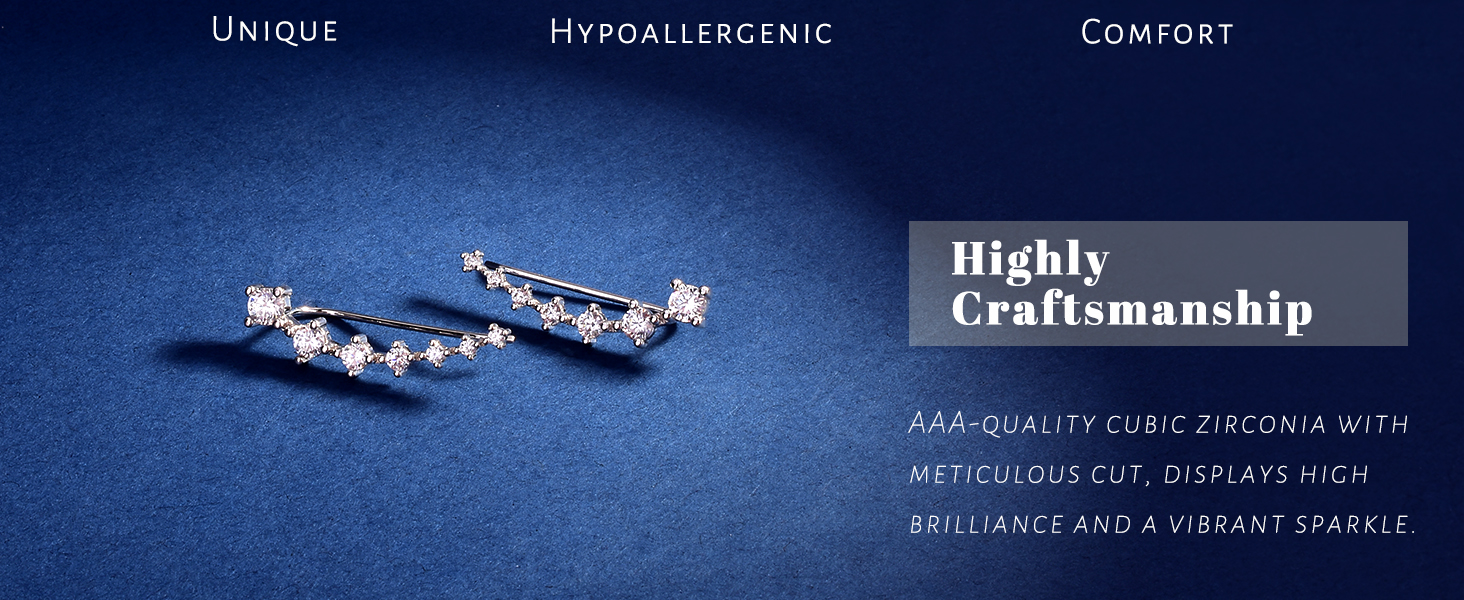 silver post hypoallergenic jewelry for girls women