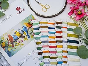 Amazon.com: Luca-S Cross Stitch Kit Tiger of The Jungle