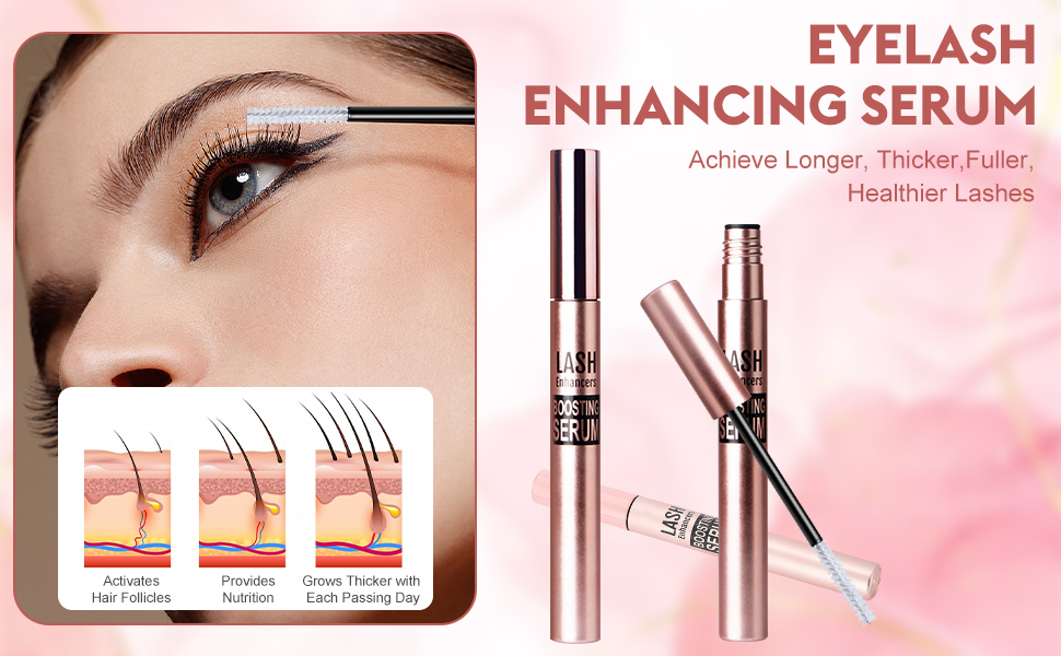 Premium Eye Lash Serum Growth, Advanced Eyelash Serum, Grow Luscious Lashes with Brow Enhancer