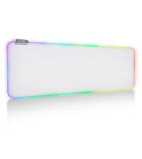 white rgb mousepad