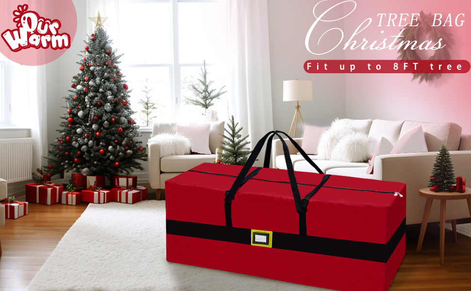 OurWarm Christmas Tree Storage Bag, Fits Up 7.5 Ft Tall
