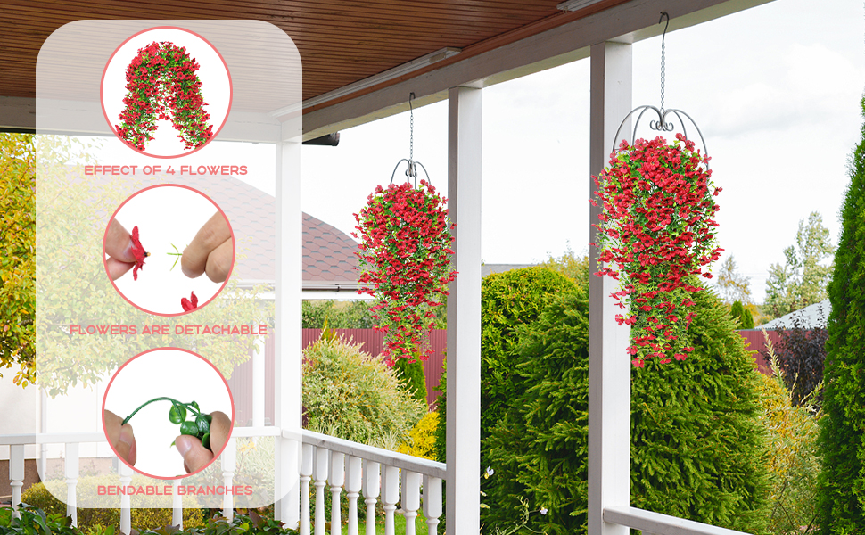 plantas artificiales arrastrando