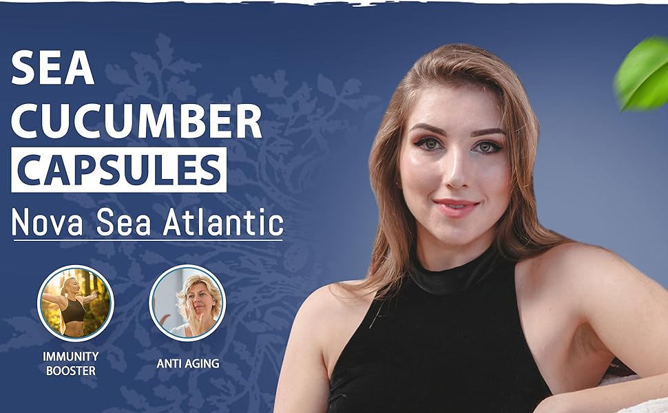 Premium Sea Cucumber Capsules by Nova Sea Atlantic® Immune System