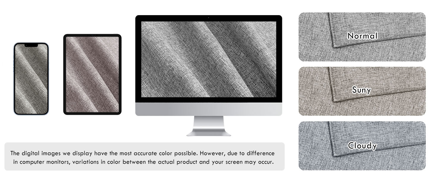 Color difference displayed by different electronic screens