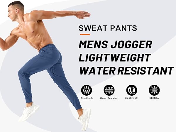 Amazon.com: TACVASEN Men's Athletic Pants Black Lightweight