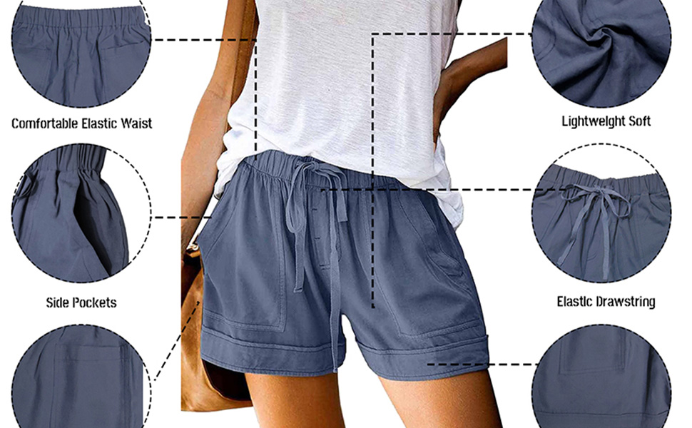 Lightweight Soft Shorts for Women