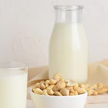 Cashews with milk