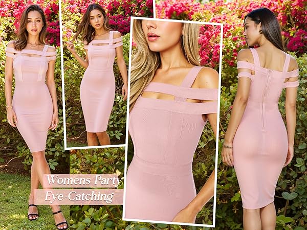 Amazon.com: Hybrid & Company Womens Sexy Slim Bandage Dress