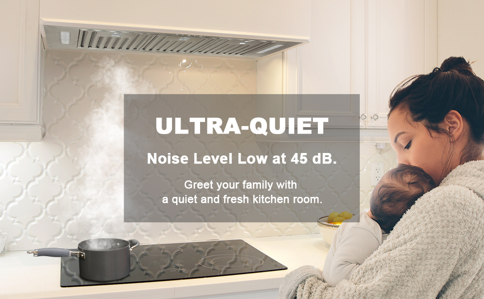 Range Hood Insert/Builtin 36 inch,Ultra Quiet Powerful