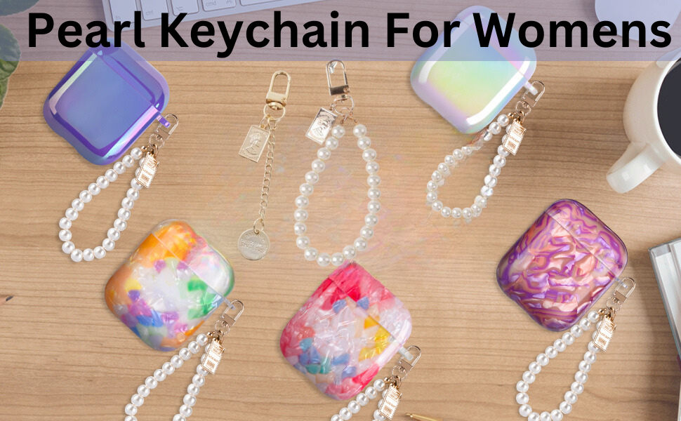 Phone Charm small keychain for girls aesthetic keychain pearl keychain Mini keychain