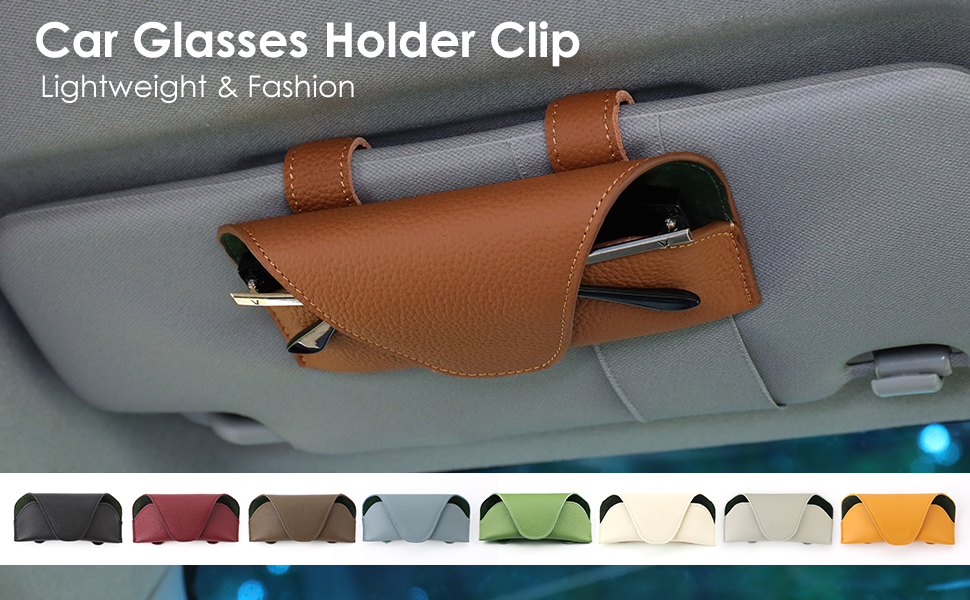 KEVANCHO Sunglass Holder for Car Visor Clip