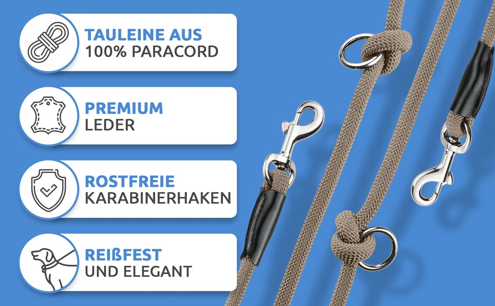Premium Material Hundeleinen