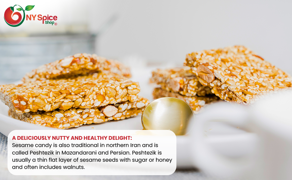 NY SPICE SHOP Honey Nut and Seed Crunch Bars 1 Pound (16