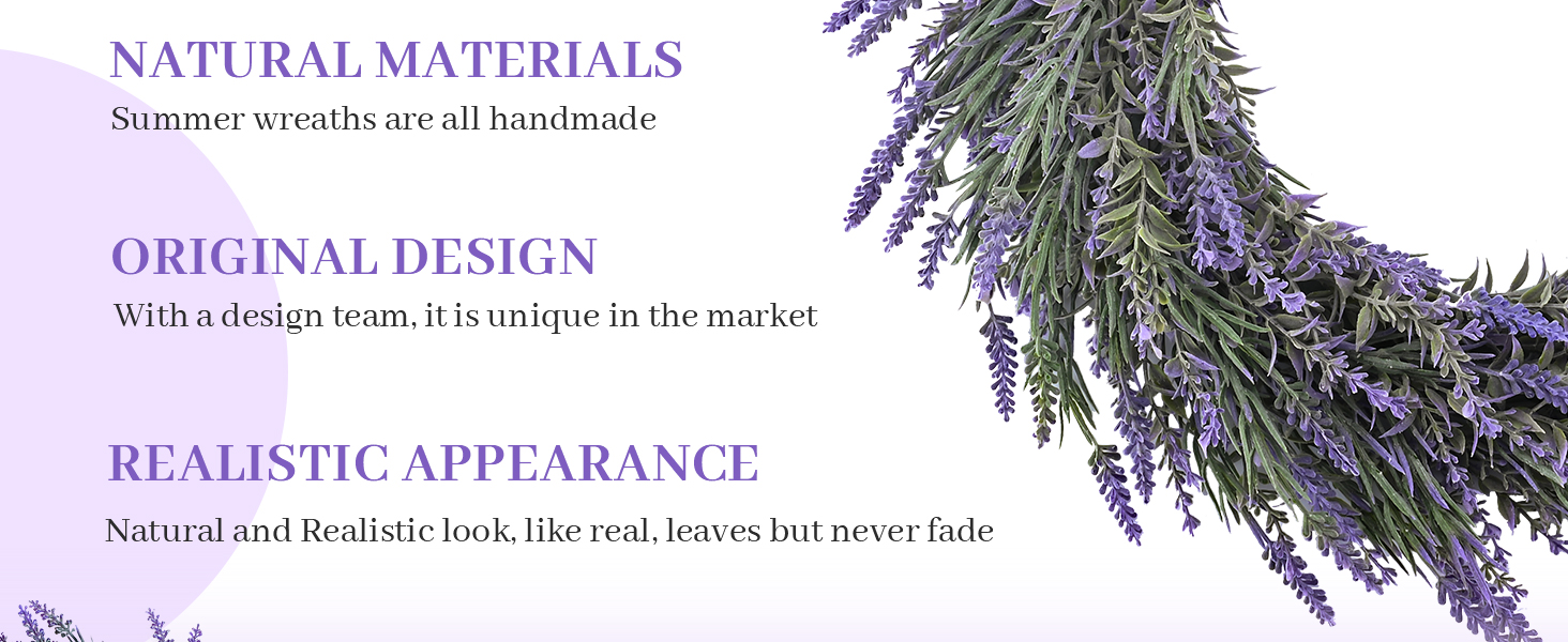 lavender wreaths for front door summer wreath outdoor wreath