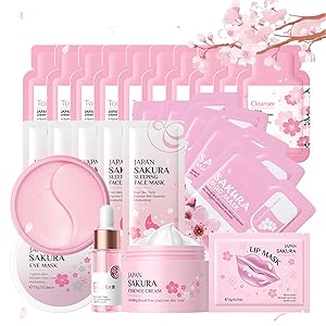 Teenager-Mädchen skincare set