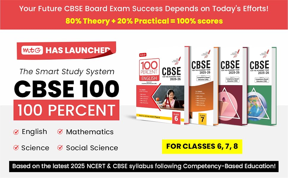 CBSE 100 Percent Class 8 English Book for 2025-26 Exam | Based on ...
