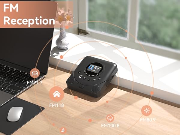 cd player with speakers