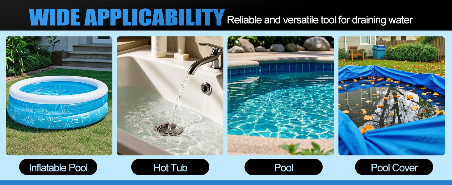 Water Pump for Pool Draining