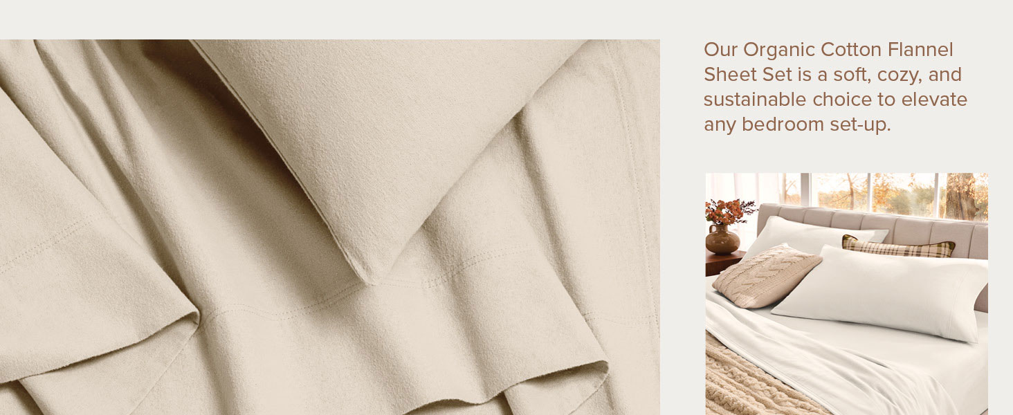 Organic Flannel Sheet Set