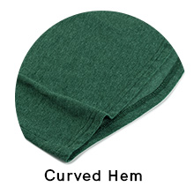 Cured hem