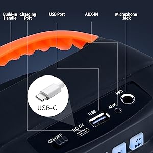 speaker portable handle