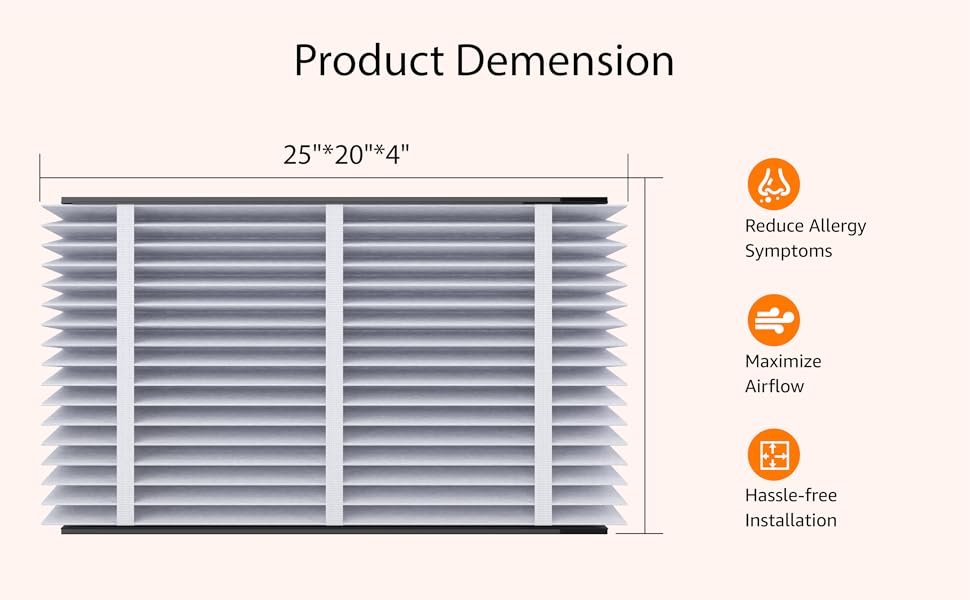 Replacement Filter for Aprilaire 213, Compatible with Air