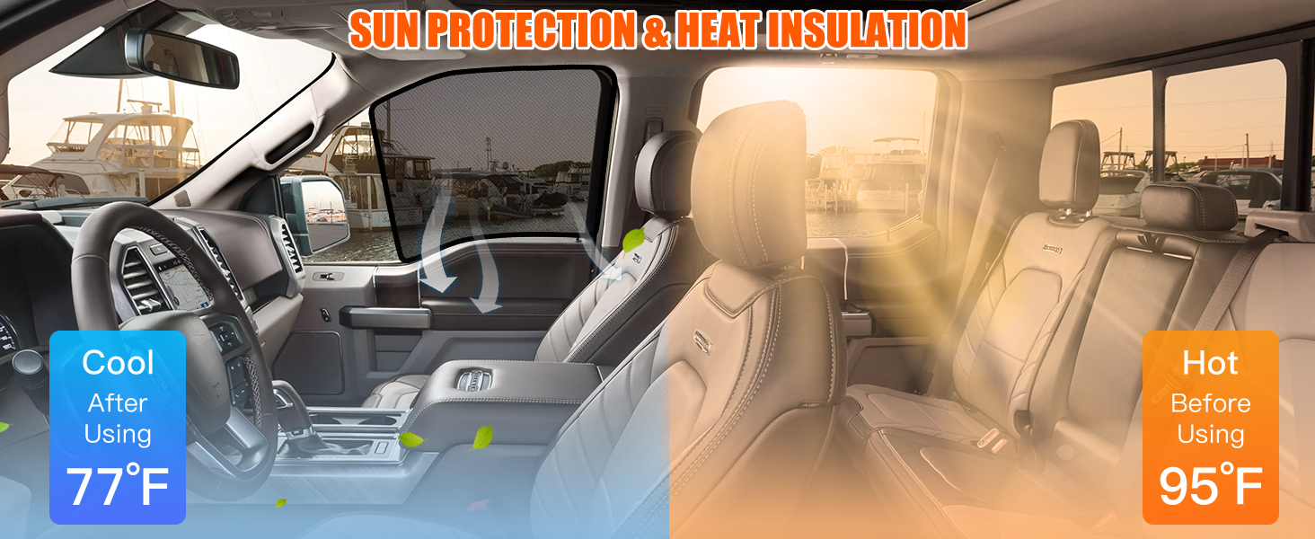 F150 window shades