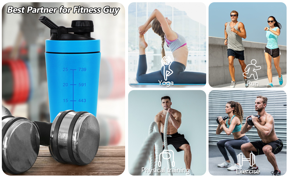 Fitness Eeiweiß Shaker