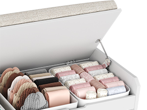 Lift top storage