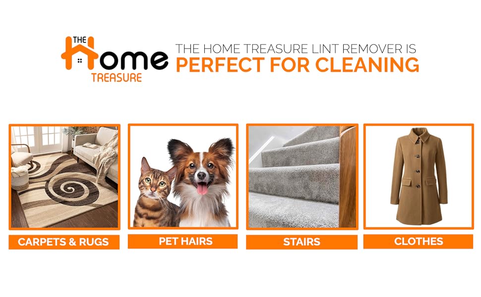 Lint Remover Carpet Scraper Tool 2 PCSDouble Sided Portable Lint Remover for Clothes, Carpet