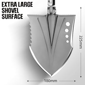 emergency tactical shovel survival kit
