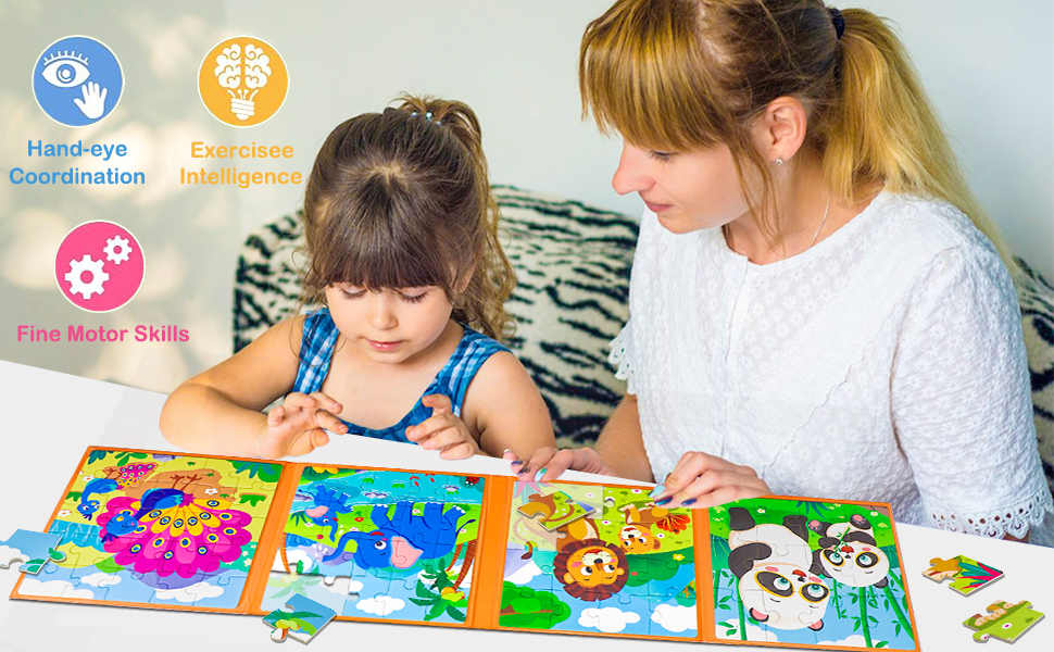 Magnetic Puzzles for Toddlers 2-4