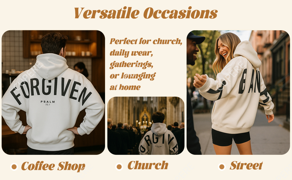 Oversized Christian Heavyweight Faith Sweatshirt