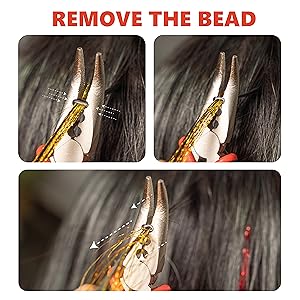 remove micro bead extensions without pliers