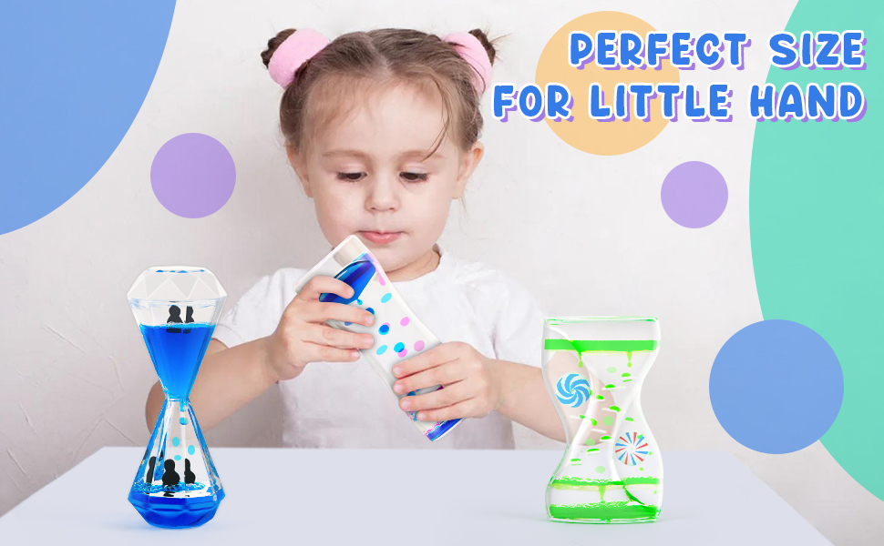 Liquid Motion Bubble Liquid Timer for Sensory Toys, Fidget Toy, Calm