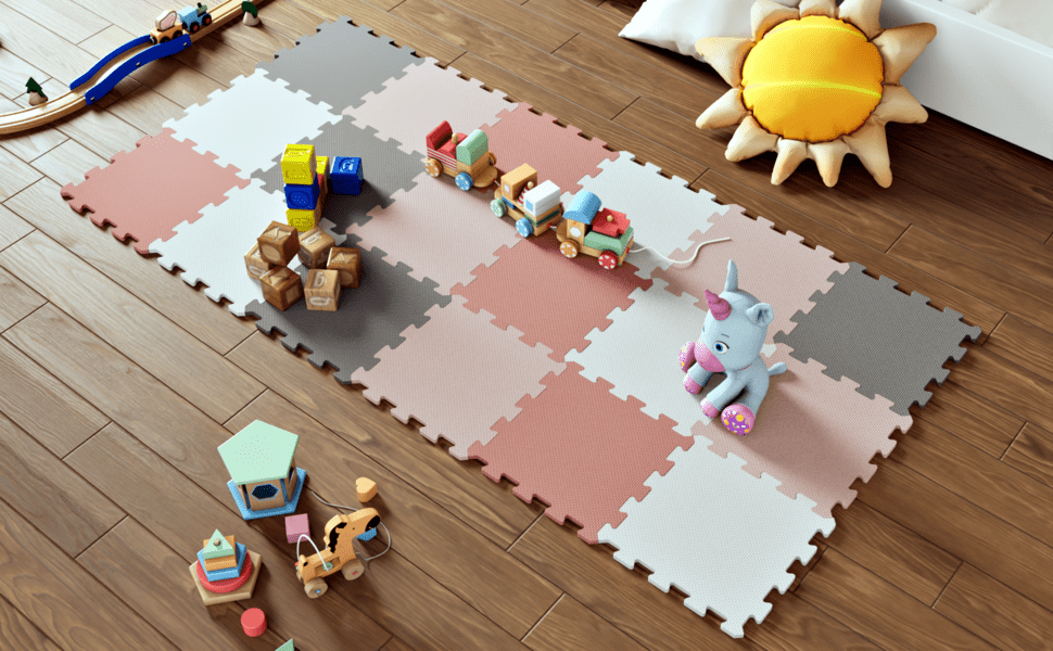 Baby Play Mats for Floor NonToxic Kids Play Mat Jigsaw