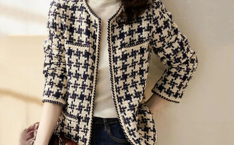 ジャケット・アウター sheller angora check tweed jacket angora check tweed jacket – shéller / シェリエ