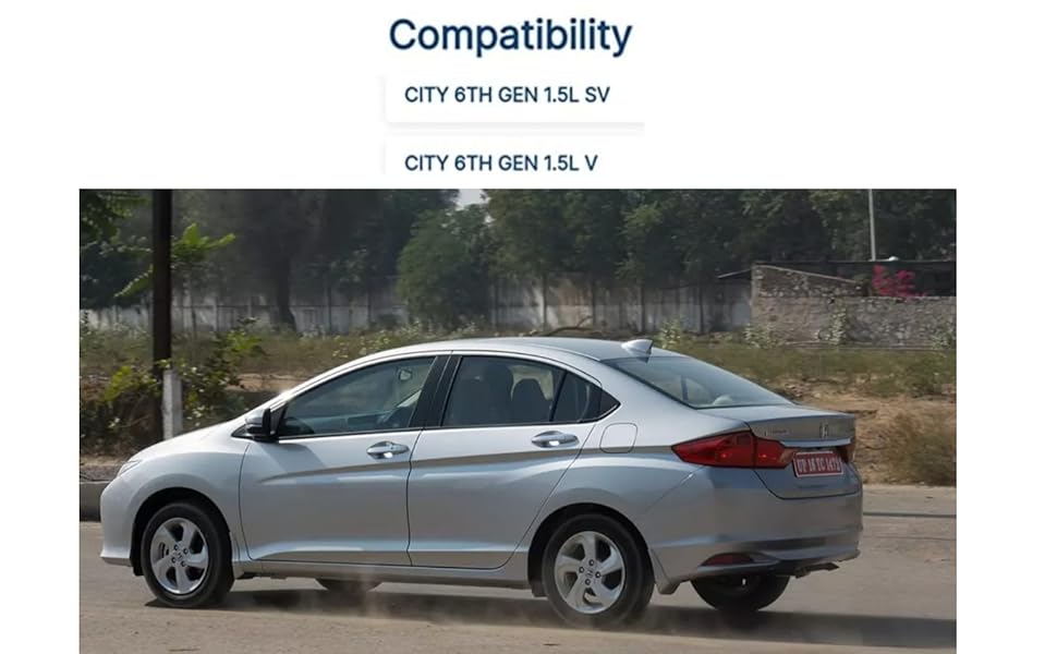 MY IND Car Accessories for Honda City Idtec 20142017 & BRV,Dull Sad