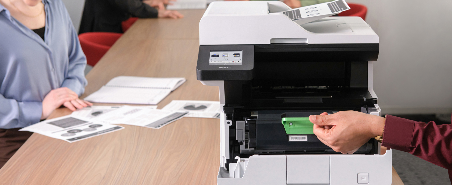 Brother Genuine toner cartridge in Brother MFC-L5710DW business monochrome laser all-in-one printer