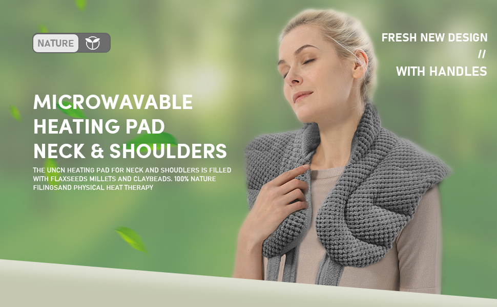Microwave Heating Pad for Neck, Shoulders Back Pain Relief