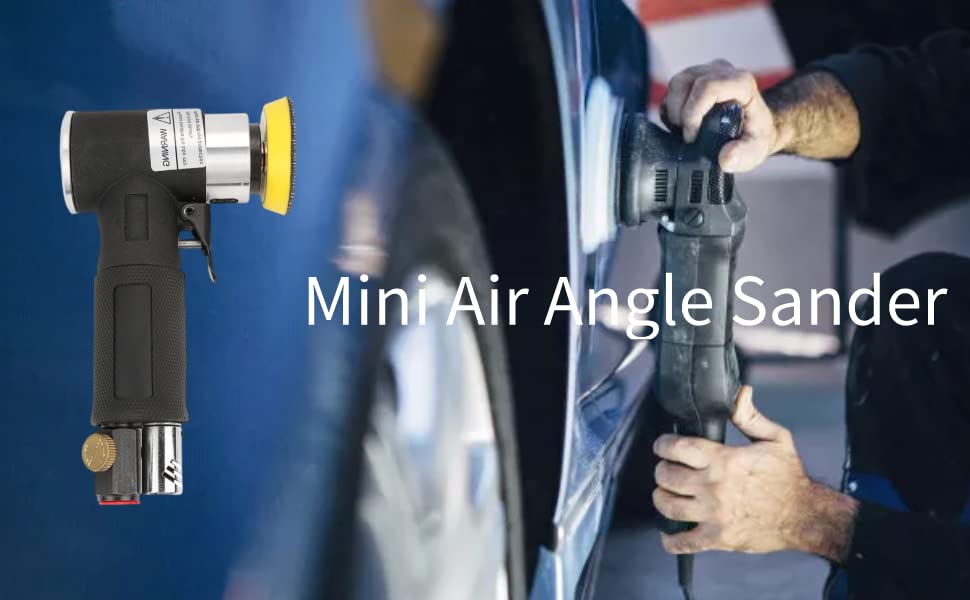 Air Angle Die Grinder 90 Degree Handheld Pneumatic Polisher Buffers