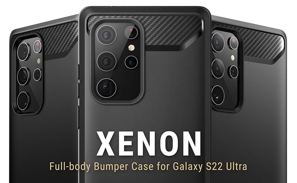 Clayco Xenon Case for Samsung Galaxy S22 Ultra 5G, [Built