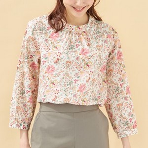 新品★11号　DAMA collection リバティプリントシャツブラウス 新品☆11号 DAMA collection リバティプリントシャツブラウス