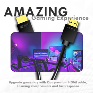 hdmi cable for gaming monitor tv laptop playstation