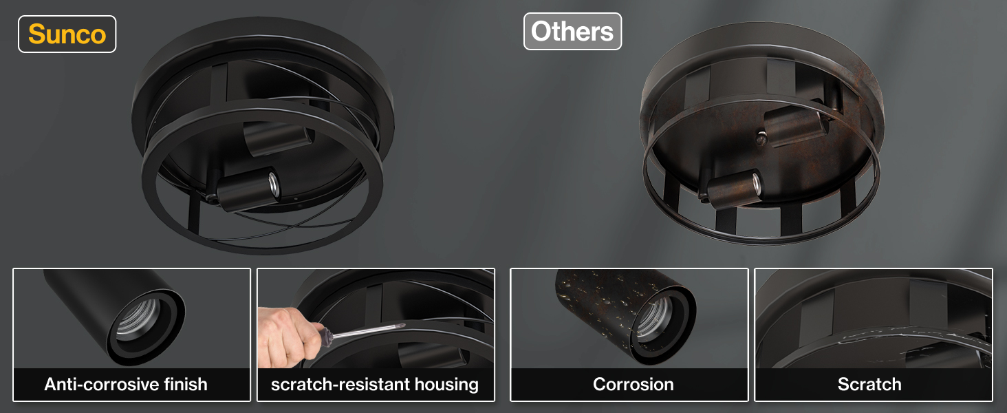 2-Bulb Ceiling Light