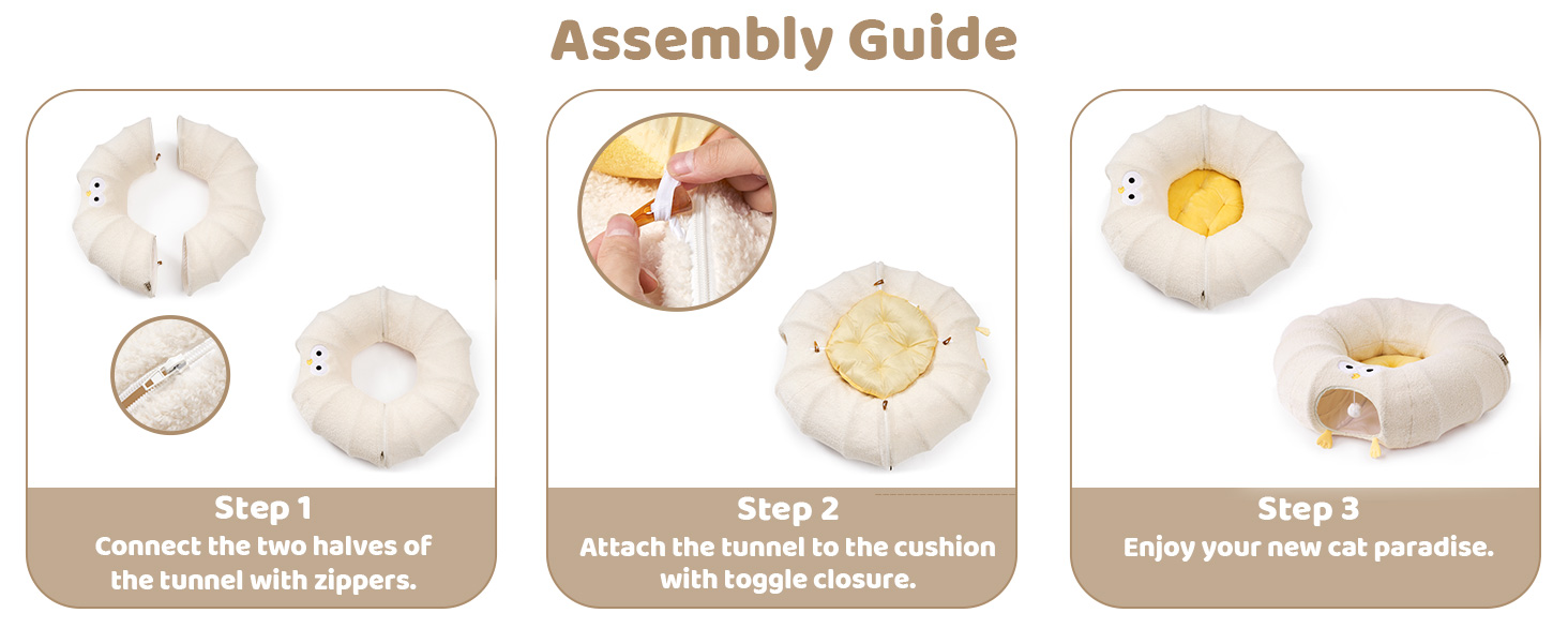 CatTunnelBedBeige