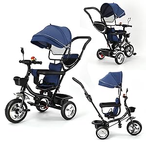 3-in-1 Evolution Baby Car - kinderwagen, loophulp, driewieler